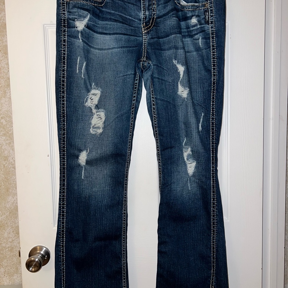Silver Jeans Dark Blue Boot Cut Women Jeans